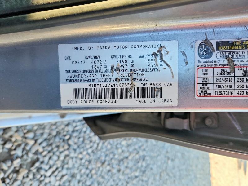 Продаж на аукціоні авто 2014 Mazda 3, vin: JM1BM1V37E1107859, номер лоту: 56861256
