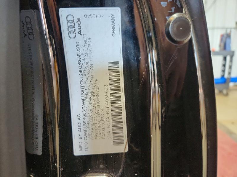 56274166 :رقم المزاد ، WAUWFAFR7BA039506 vin ، 2011 Audi A5 مزاد بيع