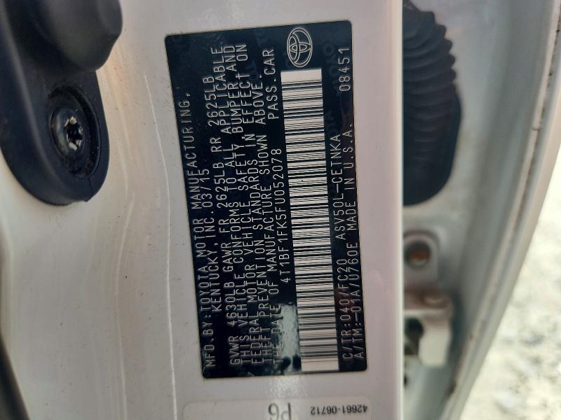 Продаж на аукціоні авто 2015 Toyota Camry, vin: 4T1BF1FK5FU052078, номер лоту: 58197326