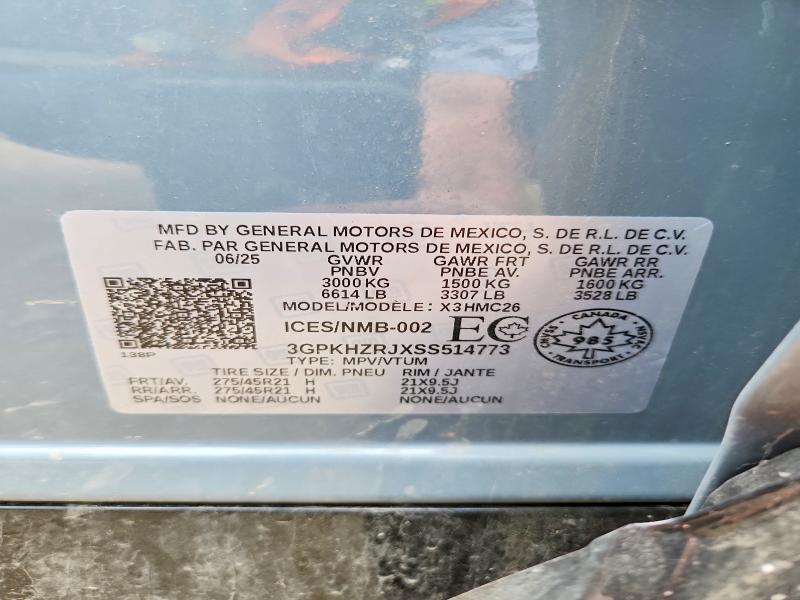 Продажа на аукционе авто 2025 Honda Prologue, vin: 3GPKHZRJXSS514773, номер лота: 56084726