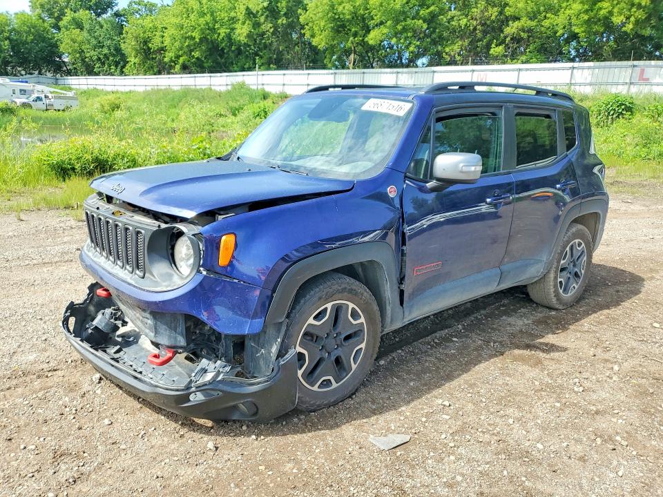 Продаж на аукціоні авто 2016 Jeep Renegade, vin: ZACCJBCT4GPD00656, номер лоту: 56871516