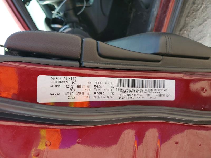 2018 Jeep Grand Cherokee მანქანა იყიდება აუქციონზე, vin: 1C4RJEAG7JC168313, აუქციონის ნომერი: 58768766
