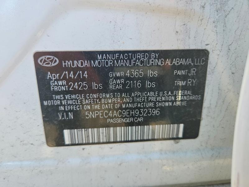 Продажа на аукционе авто 2014 Hyundai Sonata, vin: 5NPEC4AC9EH932396, номер лота: 56925366
