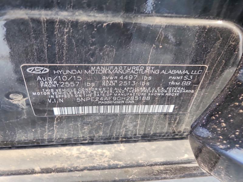 Aukcja sprzedaży 2016 Hyundai Sonata, vin: 5NPE24AF9GH285188, numer aukcji: 57377266
