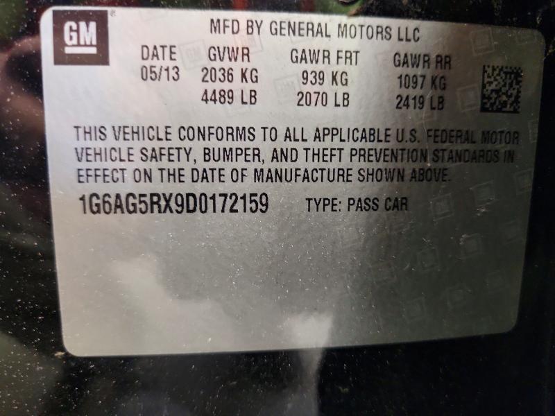 Продаж на аукціоні авто 2013 Cadillac Ats, vin: 1G6AG5RX9D0172159, номер лоту: 56297426