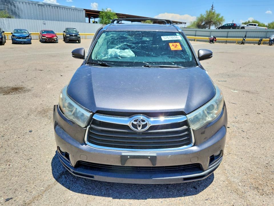 2015 Toyota Highlander მანქანა იყიდება აუქციონზე, vin: 5TDKKRFH9FS093241, აუქციონის ნომერი: 57678696