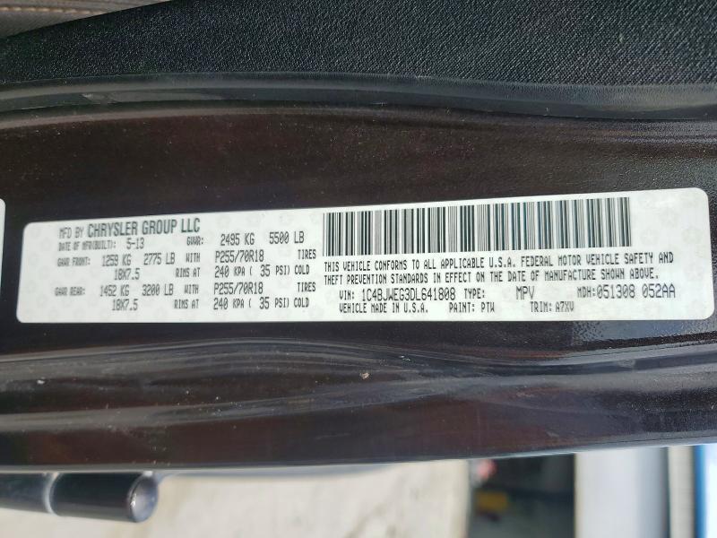 Продаж на аукціоні авто 2013 Jeep Wrangler Unlimited, vin: 1C4BJWEG3DL641808, номер лоту: 58644956