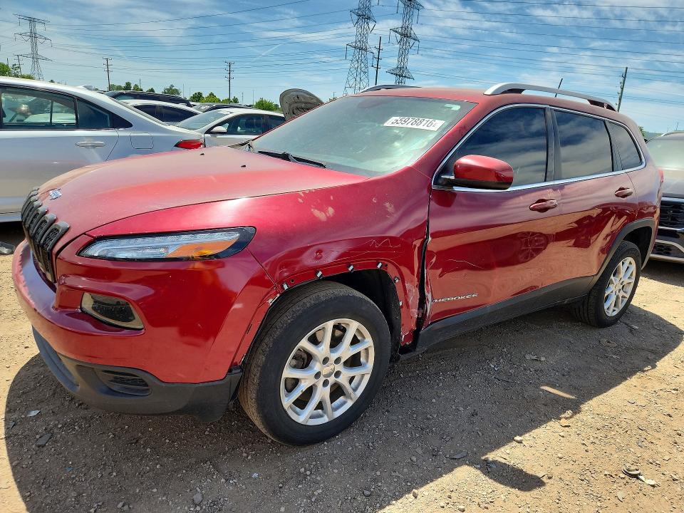 2017 Jeep Cherokee მანქანა იყიდება აუქციონზე, vin: 1C4PJLCB6HD222444, აუქციონის ნომერი: 55978816