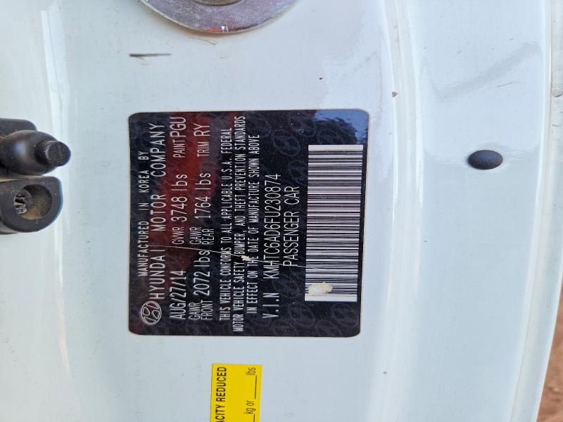 2015 Hyundai Veloster მანქანა იყიდება აუქციონზე, vin: KMHTC6AD6FU230874, აუქციონის ნომერი: 56723306