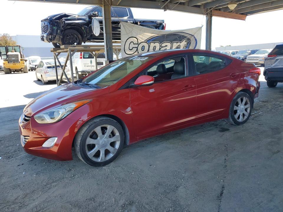 2012 Hyundai Elantra მანქანა იყიდება აუქციონზე, vin: KMHDH4AEXCU441123, აუქციონის ნომერი: 56979636