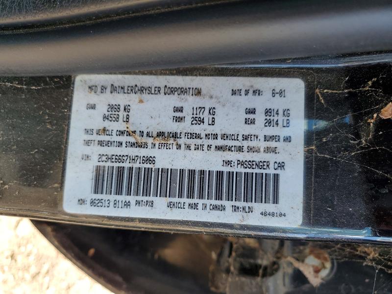 56323076 :رقم المزاد ، 2C3HE66G71H716066 vin ، 2001 Chrysler 300m مزاد بيع