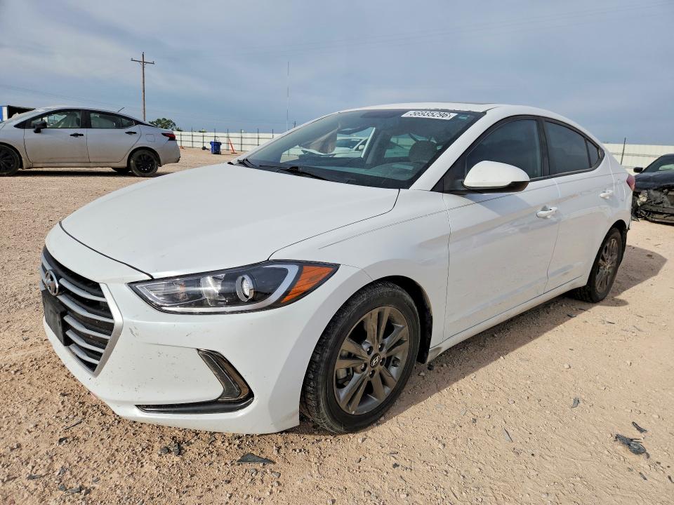 56935296 :رقم المزاد ، 5NPD84LF7JH381495 vin ، 2018 Hyundai Elantra مزاد بيع