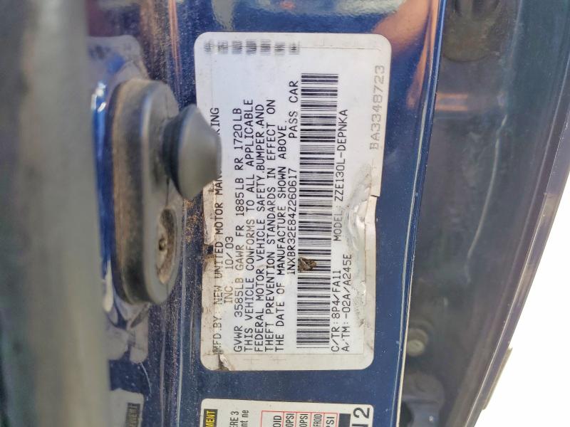 2004 Toyota Corolla მანქანა იყიდება აუქციონზე, vin: 1NXBR32E84Z260617, აუქციონის ნომერი: 57056756