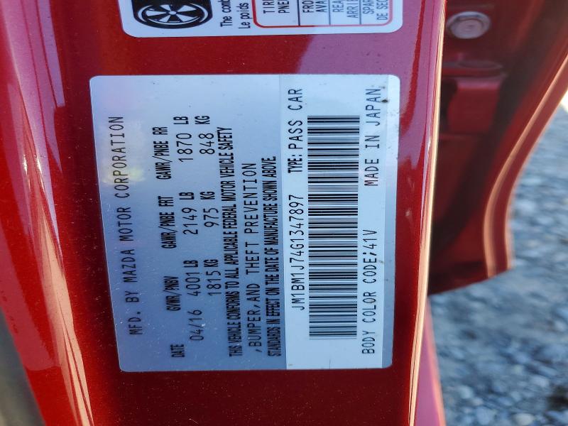 Продаж на аукціоні авто 2016 Mazda 3, vin: JM1BM1J74G1347897, номер лоту: 57167316