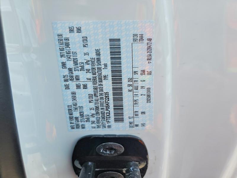 Продажа на аукционе авто 2025 Ford F150, vin: 1FTEX2LP0SKF22835, номер лота: 56355846