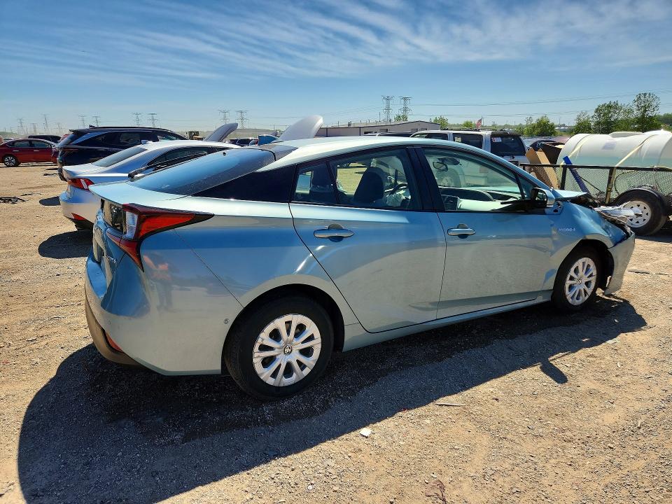 55589066 :رقم المزاد ، JTDKAMFU4M3143612 vin ، 2021 Toyota Prius مزاد بيع