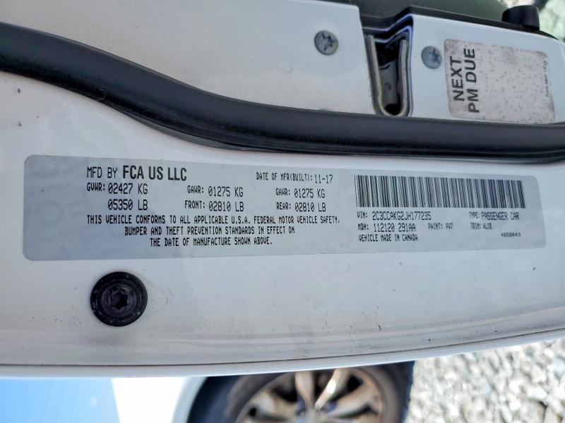 58636386 :رقم المزاد ، 2C3CCAKG2JH177235 vin ، 2018 Chrysler 300 مزاد بيع