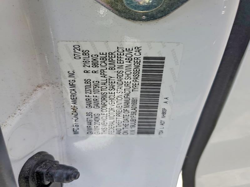 Продаж на аукціоні авто 2020 Acura Tlx, vin: 19UUB1F59LA016881, номер лоту: 56841436