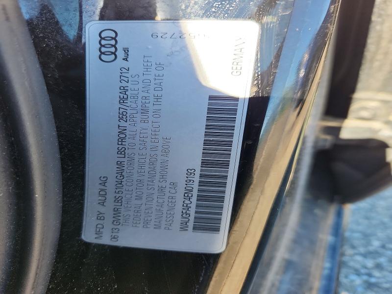 Продаж на аукціоні авто 2014 Audi A6, vin: WAUGFAFC4EN019193, номер лоту: 57153486