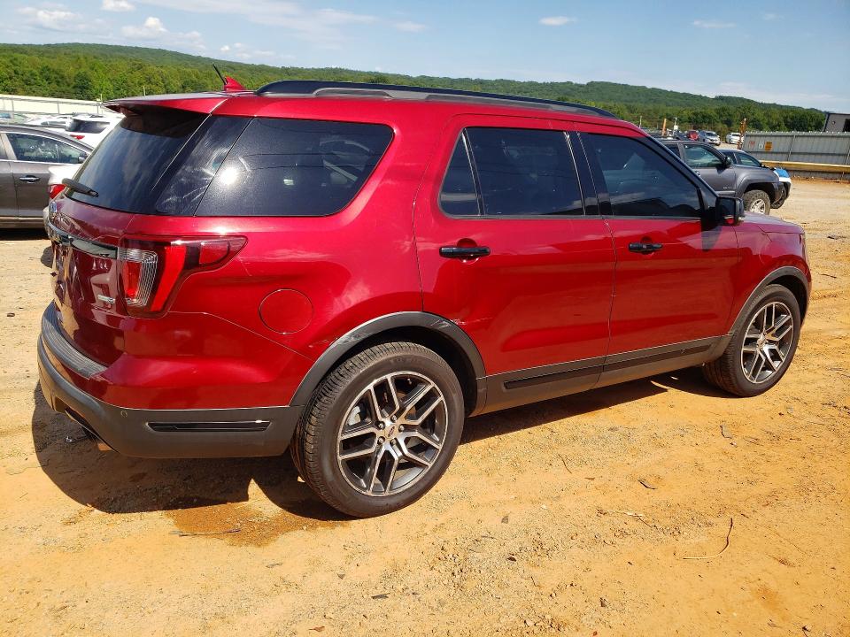 55871876 :رقم المزاد ، 1FM5K8GT2KGA08377 vin ، 2019 Ford Explorer مزاد بيع