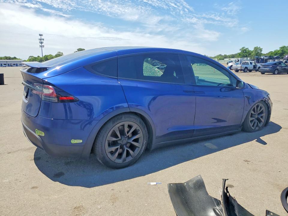 2022 Tesla Model X მანქანა იყიდება აუქციონზე, vin: 7SAXCAE59NF361559, აუქციონის ნომერი: 57378166