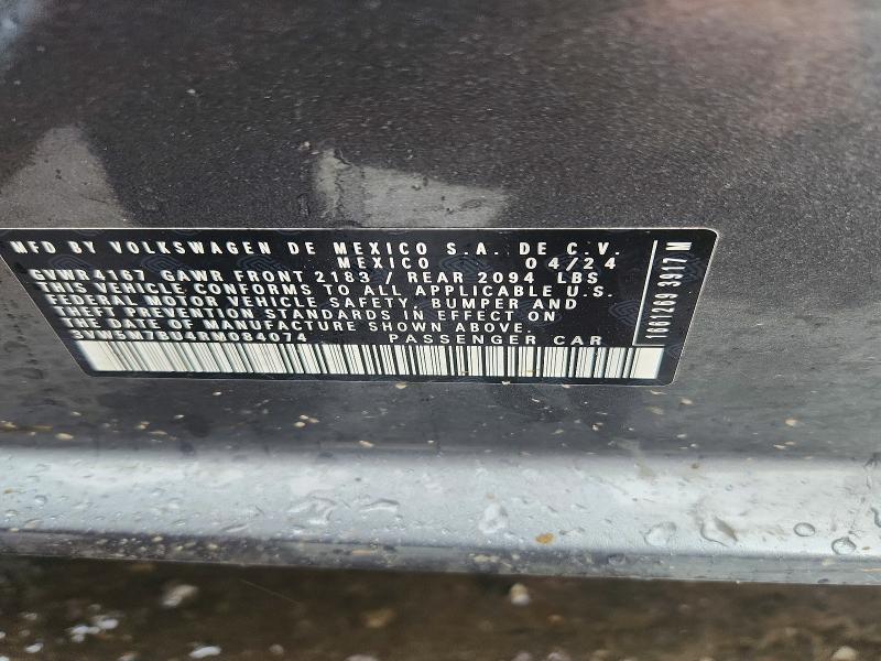 58663416 :رقم المزاد ، 3VW5M7BU4RM084074 vin ، 2024 Volkswagen Jetta مزاد بيع