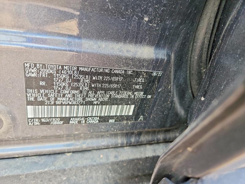 Aukcja sprzedaży 2023 Toyota Rav4, vin: 2T3F1RFV6PW383771, numer aukcji: 56519996