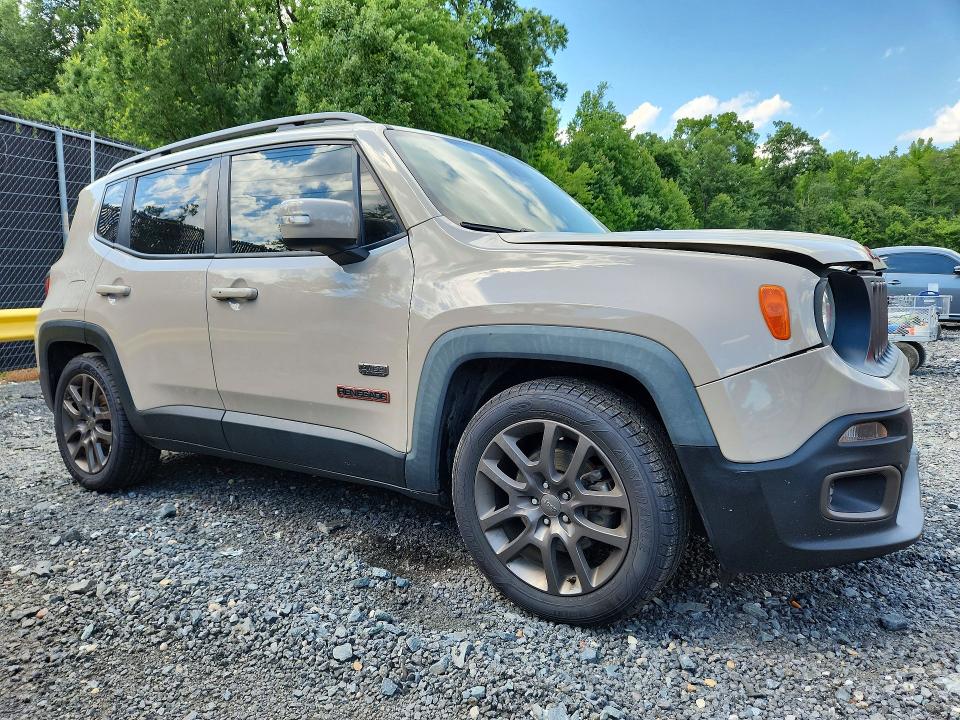 2016 Jeep Renegade მანქანა იყიდება აუქციონზე, vin: ZACCJABT0GPC62015, აუქციონის ნომერი: 57739096