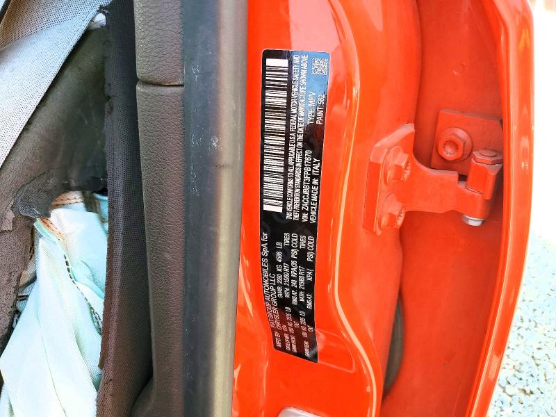 2015 Jeep Renegade მანქანა იყიდება აუქციონზე, vin: ZACCJBBT3FPB17670, აუქციონის ნომერი: 55377826