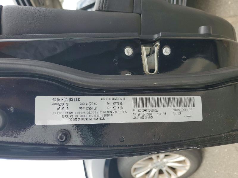 2018 Chrysler 300 მანქანა იყიდება აუქციონზე, vin: 2C3CCAAGXJH326086, აუქციონის ნომერი: 56629566