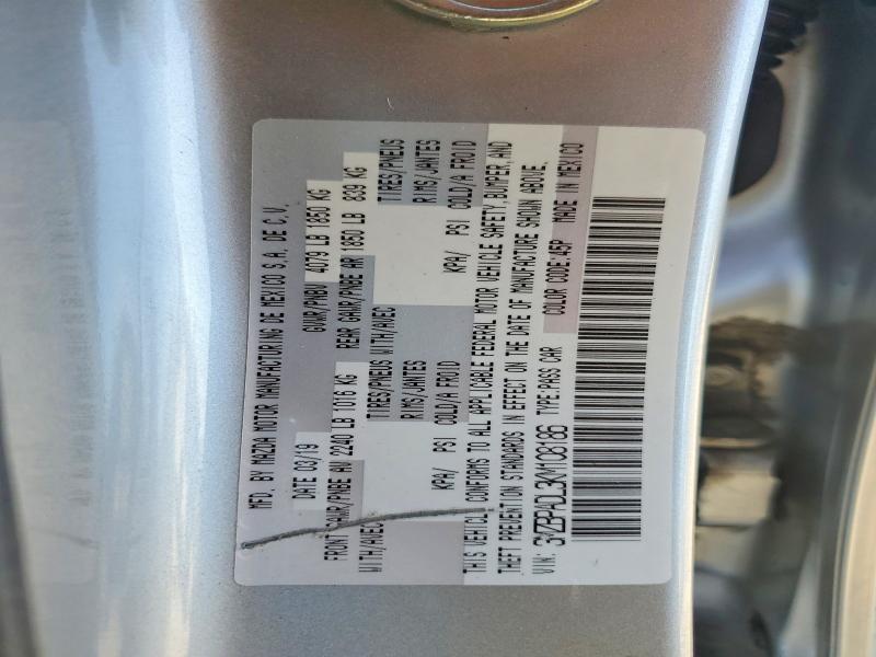 Продажа на аукционе авто 2019 Mazda 3, vin: 3MZBPADL3KM108186, номер лота: 57166046