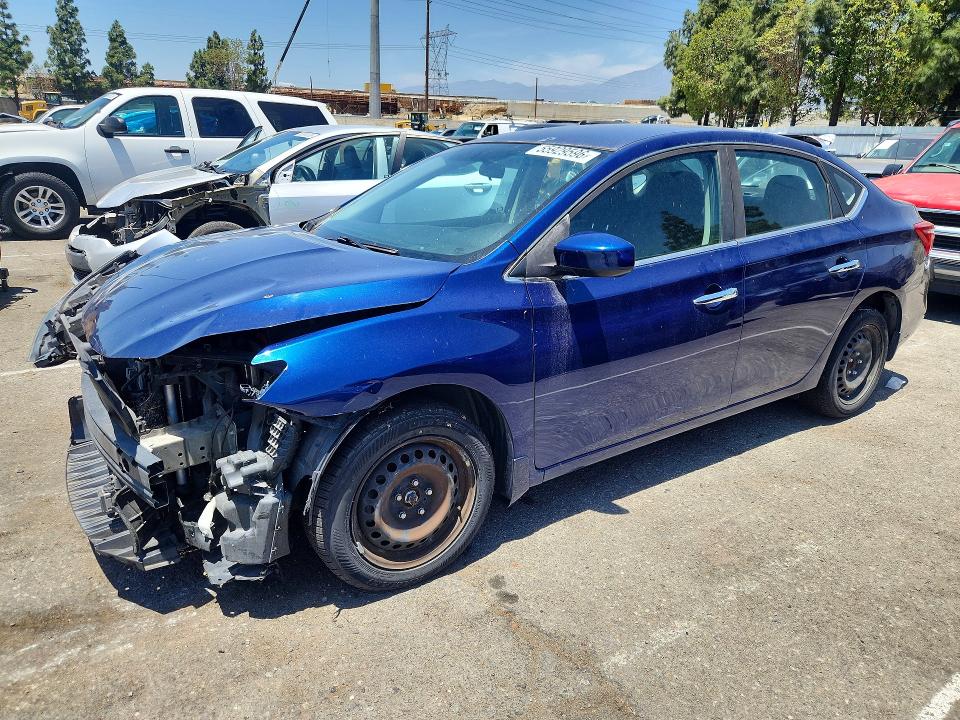 55929596 :رقم المزاد ، 3N1AB7AP3KY275814 vin ، 2019 Nissan Sentra مزاد بيع