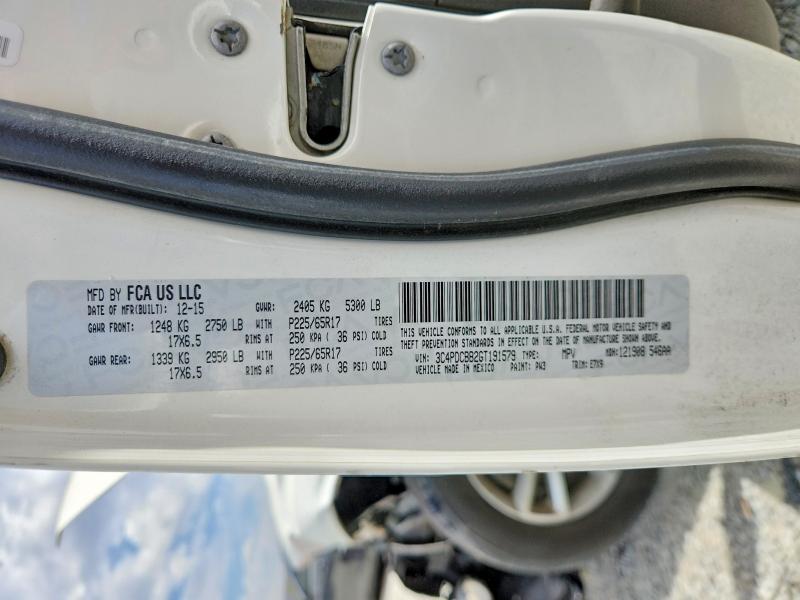 Продаж на аукціоні авто 2016 Dodge Journey, vin: 3C4PDCBB2GT191579, номер лоту: 58636476