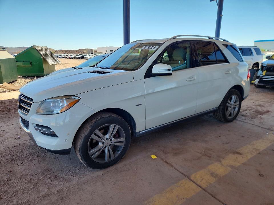 56735236 :رقم المزاد ، 4JGDA2EB1CA080973 vin ، 2012 Mercedes-benz Ml مزاد بيع