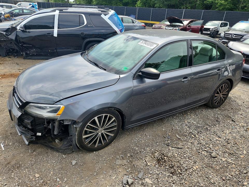 2015 Volkswagen Jetta მანქანა იყიდება აუქციონზე, vin: 3VWD17AJ2FM421025, აუქციონის ნომერი: 57949896