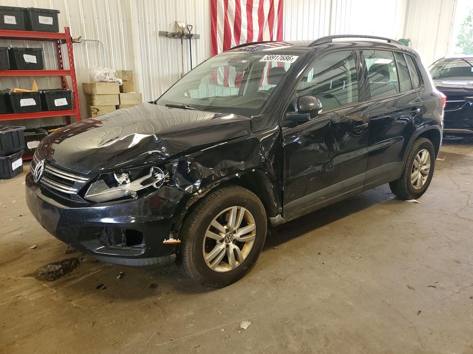 58917686 :رقم المزاد ، WVGBV7AXXGW589477 vin ، 2016 Volkswagen Tiguan مزاد بيع