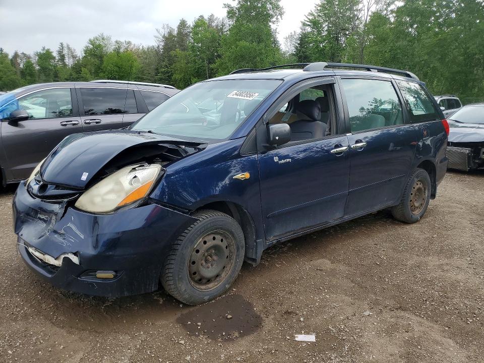 2007 Toyota Sienna მანქანა იყიდება აუქციონზე, vin: 5TDZK29C27S002592, აუქციონის ნომერი: 54803956