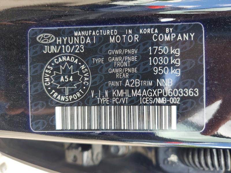 Продажа на аукционе авто 2023 Hyundai Elantra, vin: KMHLM4AGXPU603363, номер лота: 56952656