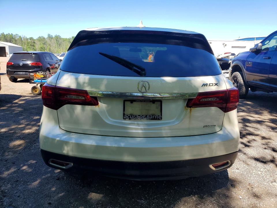 58415356 :رقم المزاد ، 5FRYD4H24EB505387 vin ، 2014 Acura Mdx مزاد بيع