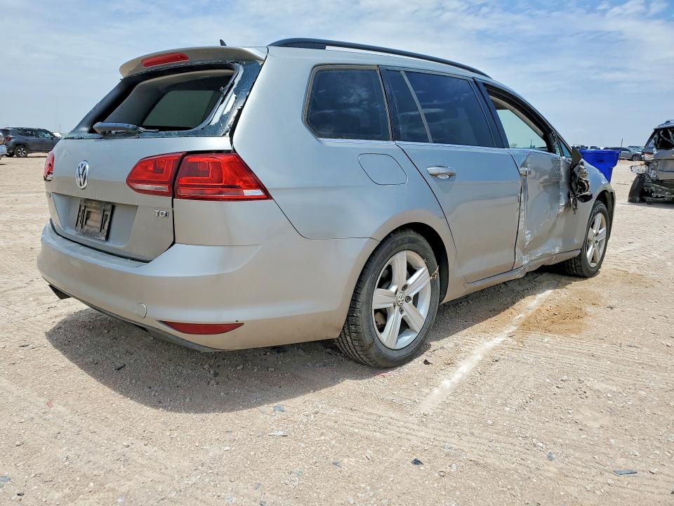 59370596 :رقم المزاد ، 3VWCA7AU5FM508875 vin ، 2015 Volkswagen Golf Sportwagen مزاد بيع