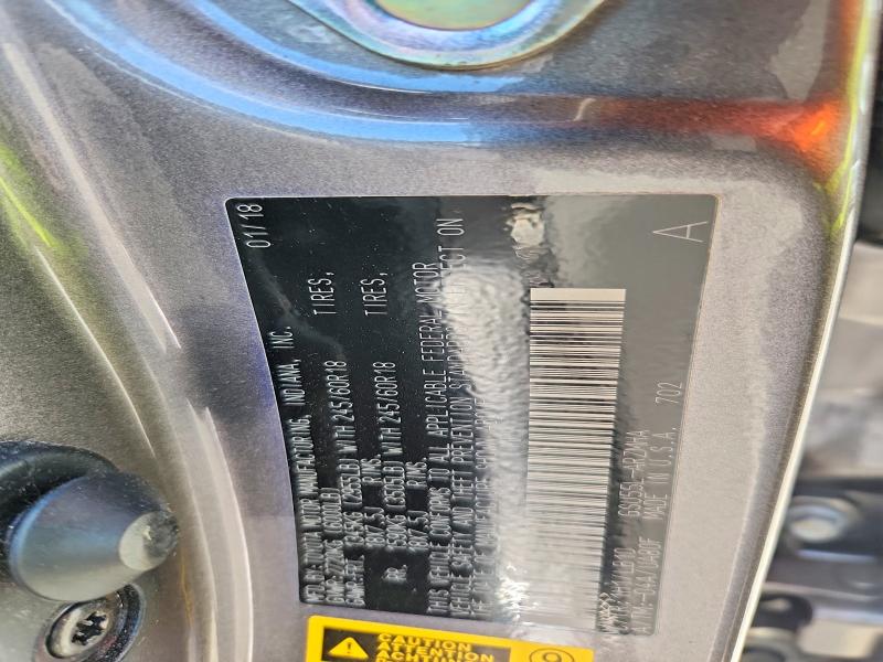 2018 Toyota Highlander მანქანა იყიდება აუქციონზე, vin: 5TDJZRFH2JS536278, აუქციონის ნომერი: 56233666