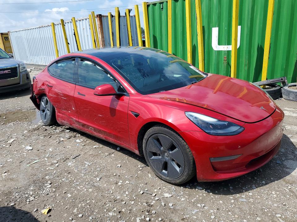 56616396 :رقم المزاد ، 5YJ3E1EB6MF037253 vin ، 2021 Tesla Model 3 مزاد بيع