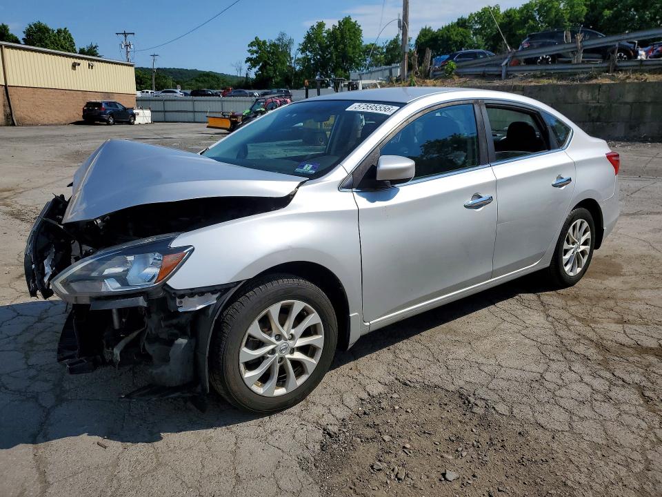 57595556 :رقم المزاد ، 3N1AB7AP3KY378506 vin ، 2019 Nissan Sentra مزاد بيع