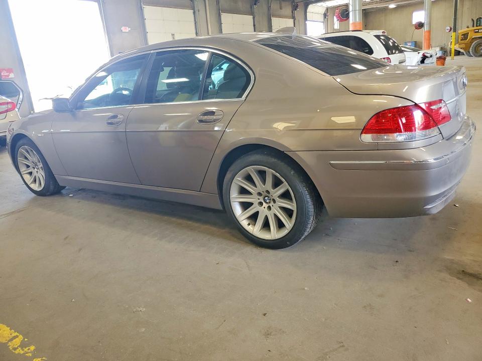 2006 Bmw 750 მანქანა იყიდება აუქციონზე, vin: WBAHL83556DT02687, აუქციონის ნომერი: 55890306