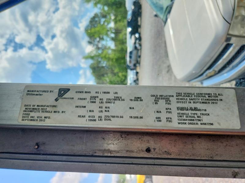 Aukcja sprzedaży 2013 Ford F59, vin: 1F65F5KY9D0A03718, numer aukcji: 56977706
