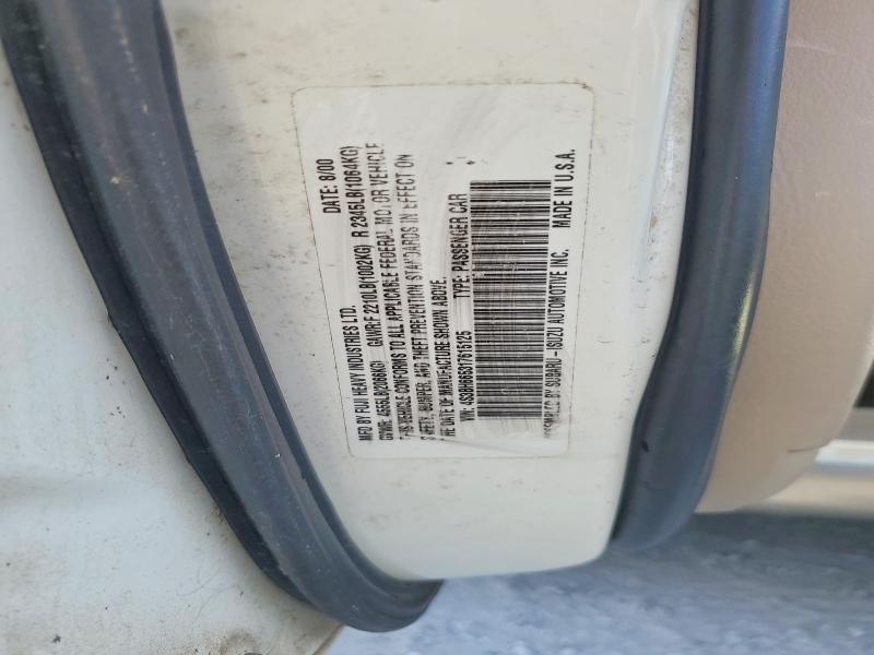 2001 Subaru Legacy მანქანა იყიდება აუქციონზე, vin: 4S3BH665317615125, აუქციონის ნომერი: 56349226