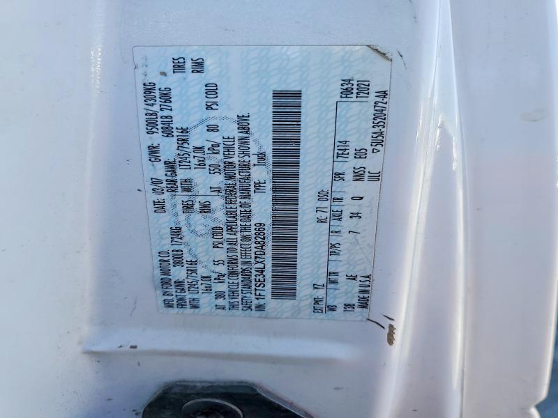 57078996 :رقم المزاد ، 1FTSE34LX7DA82869 vin ، 2007 Ford Econoline مزاد بيع
