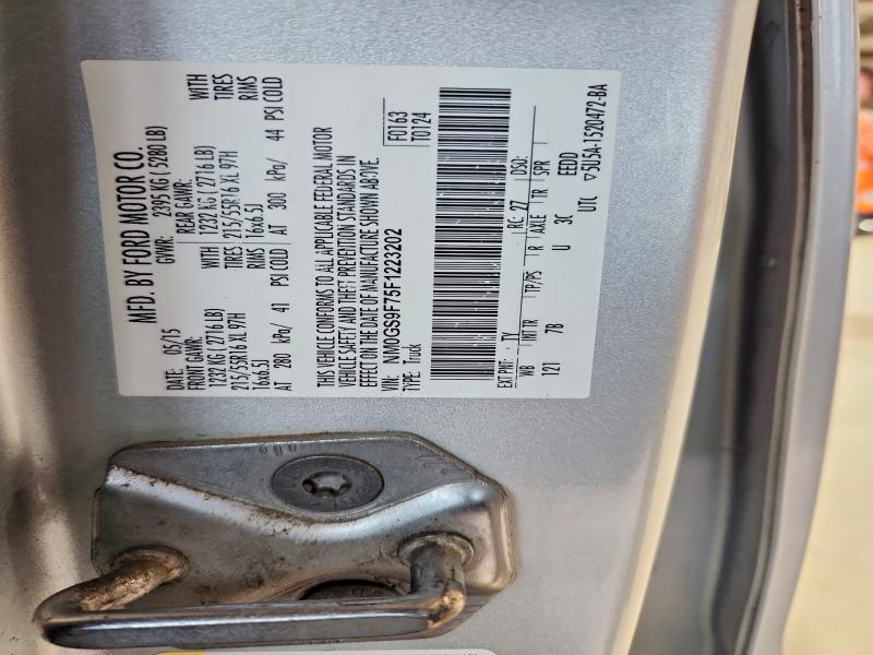2015 Ford Transit Connect მანქანა იყიდება აუქციონზე, vin: NM0GS9F75F1223202, აუქციონის ნომერი: 61809536