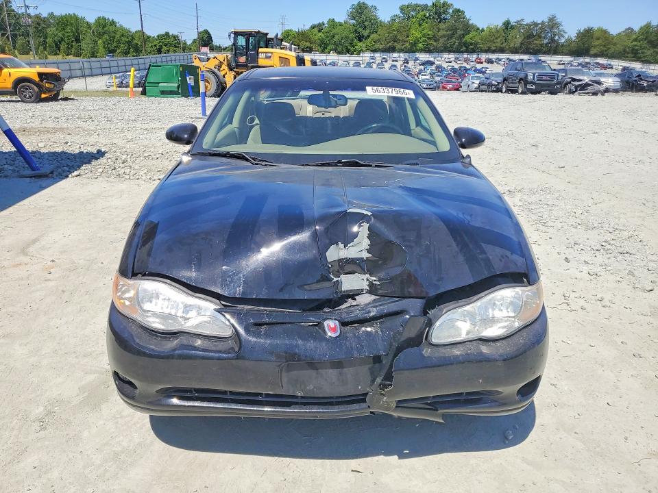 Aukcja sprzedaży 2002 Chevrolet Monte Carlo, vin: 2G1WX15K229275070, numer aukcji: 56337966