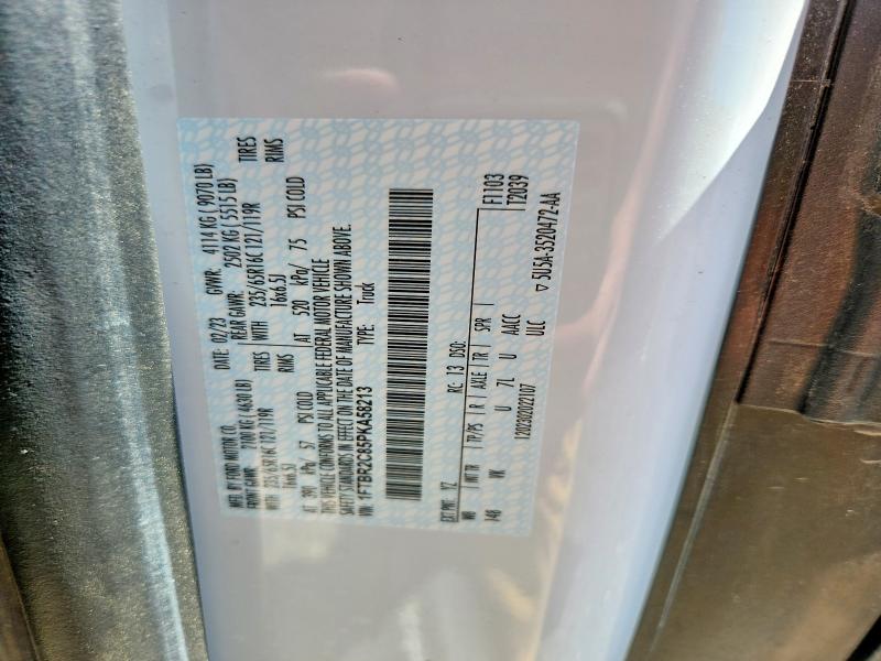 Продаж на аукціоні авто 2023 Ford Transit, vin: 1FTBR2C85PKA58213, номер лоту: 55495106